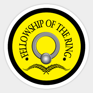 Fellowship of the Ring - Yellow Sticker